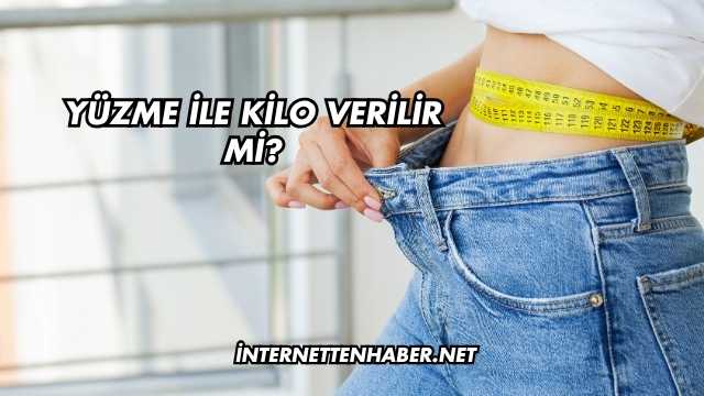 Yüzme ile Kilo Verilir mi?
