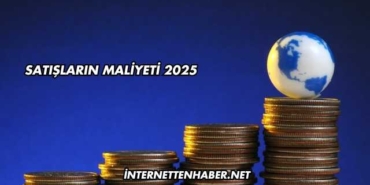 Satışların Maliyeti 2025