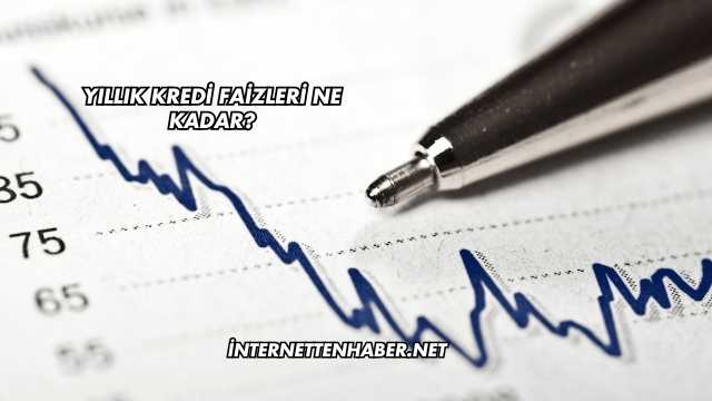 Yıllık Kredi Faizleri Ne Kadar?