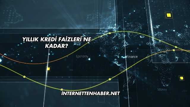 Yıllık Kredi Faizleri Ne Kadar?