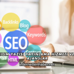 Tanıtım Yazısı Yayınlama Hizmeti Veren Ajanslar