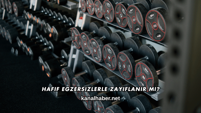 Hafif Egzersizlerle Zayıflanır mı?