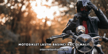 Motosiklet Lastik Basıncı Kaç Olmalı?