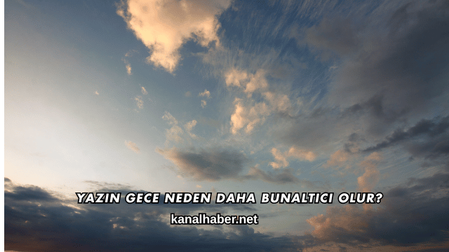 Yazın Gece Neden Daha Bunaltıcı Olur?